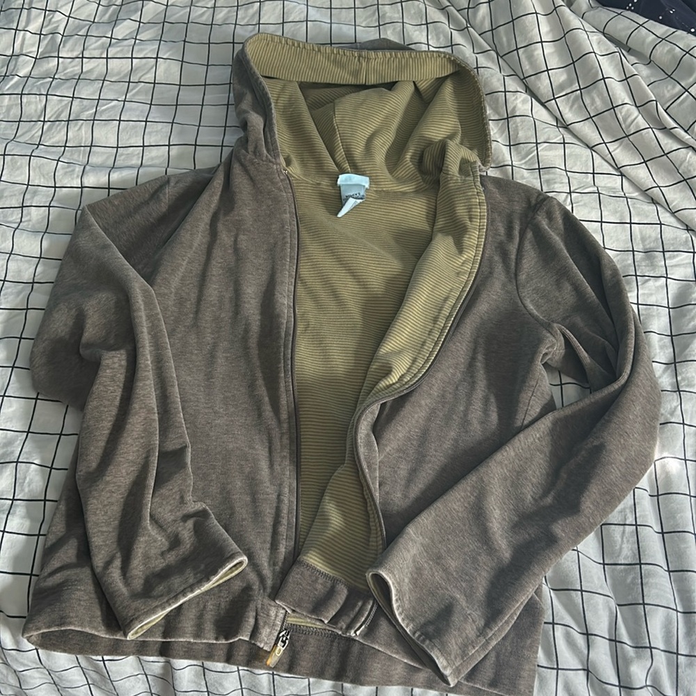 Vintage L.L. Bean velour hoodie